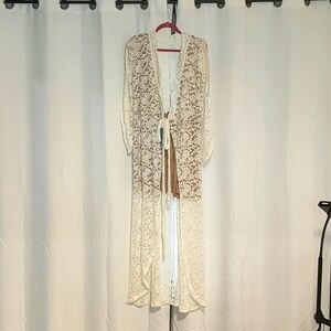 Bohemian White Lace dress